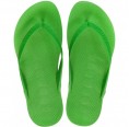Eco Flip Flops Men Taiga basic naked, plain green | Boombuz