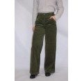 bloomers Marlene Wide-Wale Corduroy Trousers, olive, Organic Cotton