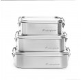 Lunchbox Stainless Steel with Divider » mehr gruen