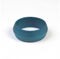 Bangle ART Teal handmade from recycled cotton paper » Sundara