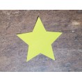 Iron-on Star Patches Yellow - Organic Cotton » Ulalue