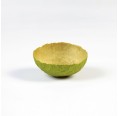 Fair Trade made from Recycled Cotton Paper Mache Bowl Green/Gold » Sundara