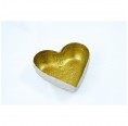 White-Gold Decoration Bowl HEART - fair trade | Sundara Paper Art