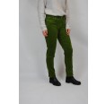 Straight Leg Eco Cotton Cords Trousers for women, green by bloomers