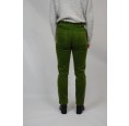  5-Pocket Eco Cotton Cords Trousers Alina, pistachio-green, straight small leg | bloomers