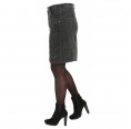 bloomers Velvet Skirt »Susi« - Grey Cord Skirt, Organic Cotton