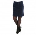 bloomers Velvet Skirt »Susi« - Blue Cord Skirt, Organic Cotton