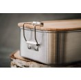 Safe Jungle Picnic Stainless Steel Lunch Box with airtight Bamboo Lid & Click-Lock » Tindobo