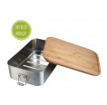 Safe Jungle Treat Stainless Steel Brunch Box with airtight Bamboo Lid » Tindobo