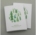 Christmas Card Green Christmas - Green Forest | eco-cards