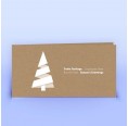 Recycled Paper Christmas Card Modern Christmas Tree