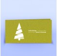 Grass Paper Christmas Card modern Christmas Tree » eco cards
