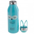 aladdin water bottle ZOO Owl for Children, stainless steel