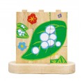 Wooden Stacking Puzzle – from caterpillar to butterfly » EverEarth