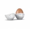 58 Products Porcelain Egg cup Set No. 3 happy & hmpff