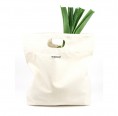 Robuste Einkaufstasche aus Bio-Baumwolle kurze Henkel