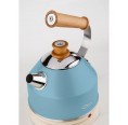 Ottoni Fabbrica Electric kettle LIGNUM LUNGOMARE pastel-blue