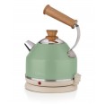 Electric kettle LIGNUM PRIMAVERA green | Ottoni Fabbrica