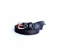 Black-red upcycled women's belt | Ecowings