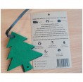 Upcycled Christmas decoration vegan leather & felt » ecowings
