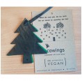 Upcycled Christmas Tree vegan leather » ecowings