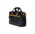 Vegan Leather Laptop Bag Elegant Eagle, yellow » ecowings