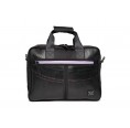 Upcycled Laptop Bag Elegant Eagle Grey zipper » ecowings