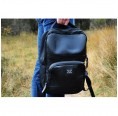 ecowings Upcycled Backpack Funky Falcon Black