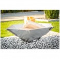 Portable fire bowl of stainless steel HEXAGON Fennek