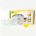 Glasslock Baby Meal Set Mini Glass Food Containers