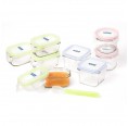 Mini food container made of safety glass 9 part | Glasslock