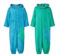 Bamboo Terrycloth Jumpsuit Kids Green or Blue | early fish