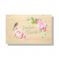 Thank your Folded Wooden Card with Flowers » Biodora