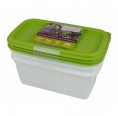 Greenline deep-freeze food box 0.75 l in 3-part set | Gies