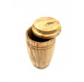 Rounded Olive Wood Pet Urns, engraving possible » D.O.M. 