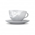 58 Products Happy Cup - Handle & Saucer of Porcelain