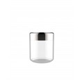 Glass Jar NATHAN Stainless Steel Lid Satin 0.75 l | Ottoni Fabbrica