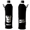 Dora’s Glass Bottle in “Gorilla” Neoprene Sleeve