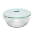 Large mixing bowl with lid by Glasslock
