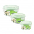 Glasslock Microwave round Glass Food Storage Containers