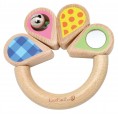 Eco Baby Grasping Ring “Leaf” - FSC® Beech Wood | EverEarth