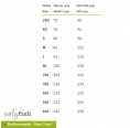 earlyfish Size Chart for Men’s Eco Swim Shorts Fish Print