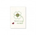 Eco-friendly Greeting Cards VIEL GLÜCK (Good Luck) » Sundara