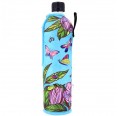 Glass Bottle & Butterfly Neoprene Sleeve Blue » Dora's