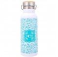 Turquoise Thermo-Tea Bottle with I ♥ Tea Print » Dora‘s