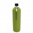 Dora‘s Trinkflasche aus Glas 0,7 l mit Neoprenhülle grün