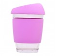 Glass reusable glass tumbler pink by Dora's