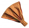 Bicolour Striped Headband Eco Jersey orange/yellow | bingabonga