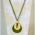 Fair trade Necklace ESHA Green » Sundara
