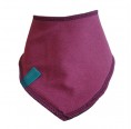 Baby reversible baby bandana eco cotton/fleece Lilac-mixed/Blue | bingabonga